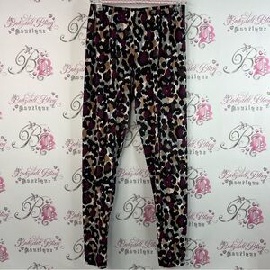 Sweetlegs cheetah leopard print stretchy Print red grey black tights Leggings